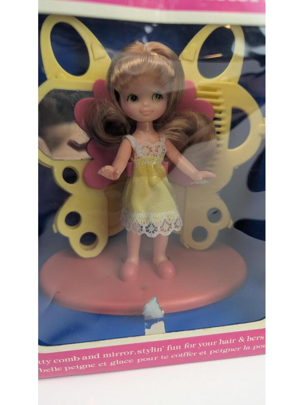 Vintage Kidco Good Grooming Gals Belinda Butterfly Doll Set NIB - Picture 7 of 7
